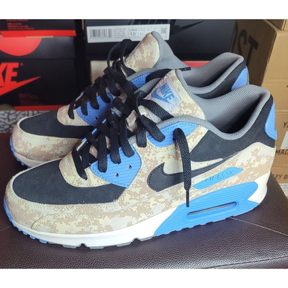 Nike Air Max 90 PRM Digi Camo Golden Beige 700155-200 Size 10 Worn Once
